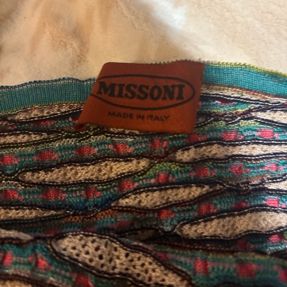 Missoni Textured Multicolor Halter Top - Picture 2 of 7